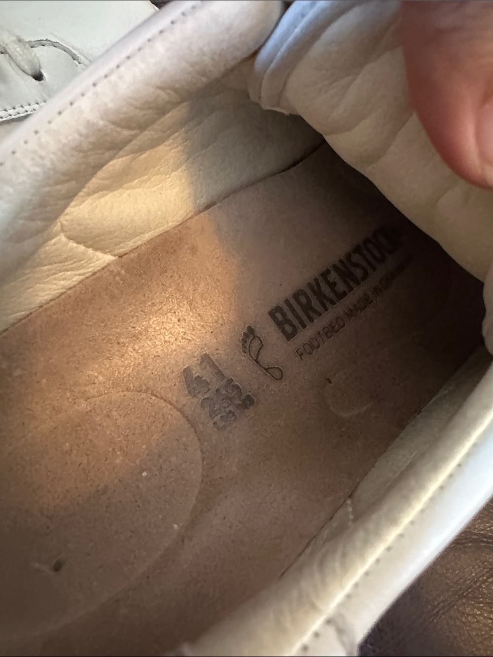 Birkenstock Women's Classic White Low-Top Sneakers - Picture 9 of 15